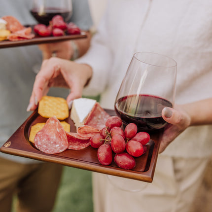 Rectangle Wine Appetizer Plate Set of 4