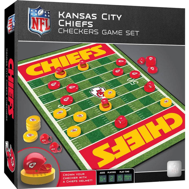 Kansas City Chiefs Checkers Board Game