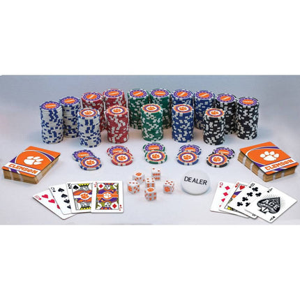 Clemson Tigers 300 Piece Poker Set