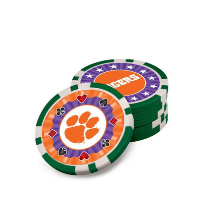 Clemson Tigers 300 Piece Poker Set