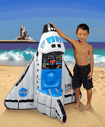 Jr. Space Explorer Inflatable Space Shuttle