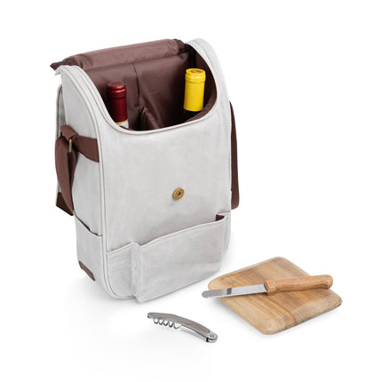 2-Bottle Insulated Wine & Cheese Cooler Tote