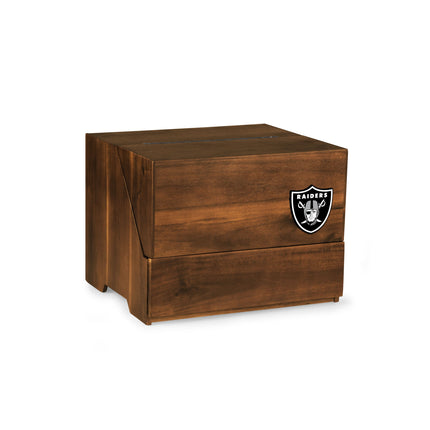 Las Vegas Raiders Madison Acacia Tabletop Bar Set