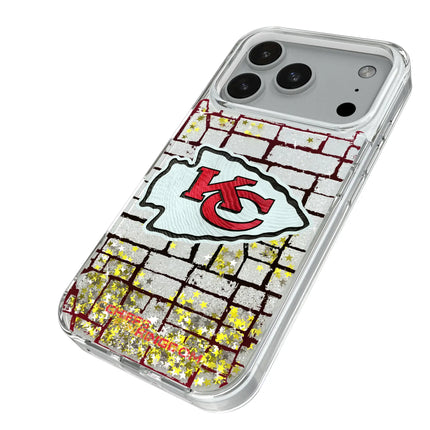 Kansas City Chiefs Brick Glitter Phone Case for Apple iPhone