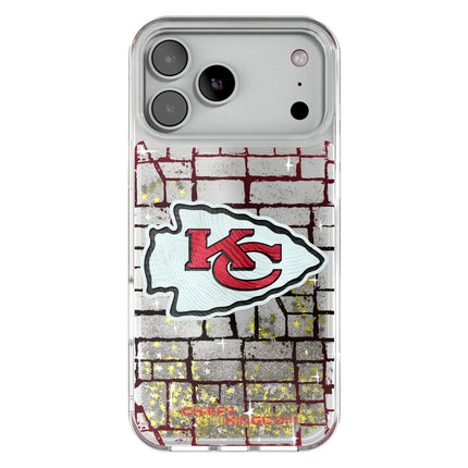 Kansas City Chiefs Brick Glitter Phone Case for Apple iPhone