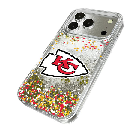 Kansas City Chiefs Confetti Glitter Phone Case for Apple iPhone