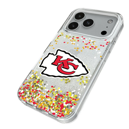 Kansas City Chiefs Confetti Glitter Phone Case for Apple iPhone