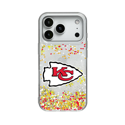 Kansas City Chiefs Confetti Glitter Phone Case for Apple iPhone