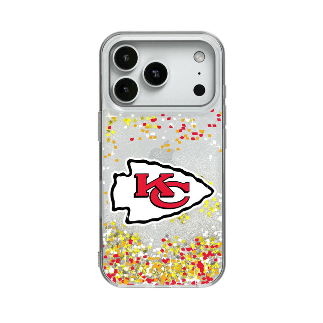 Kansas City Chiefs Confetti Glitter Phone Case for Apple iPhone