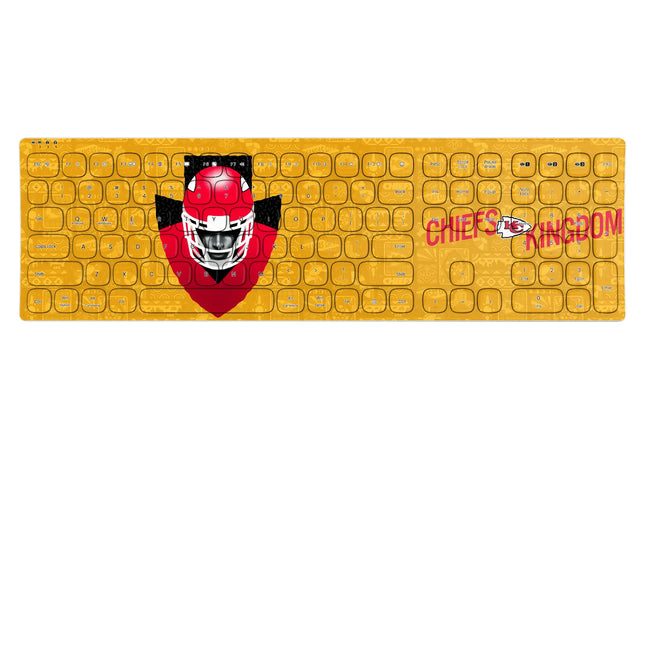 Kansas City Chiefs Deco Curved Wireless Keyboard