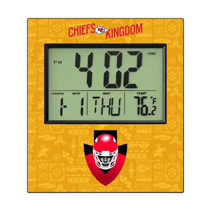 Kansas City Chiefs Deco Wall Clock