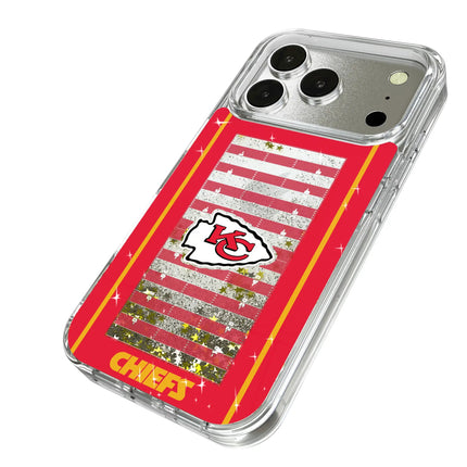 Kansas City Chiefs Field Glitter Phone Case for Apple iPhone
