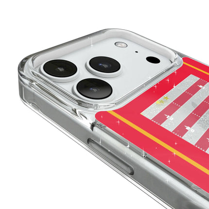 Kansas City Chiefs Field Glitter Phone Case for Apple iPhone