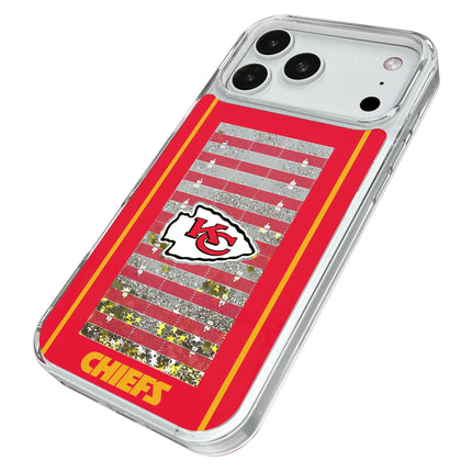Kansas City Chiefs Field Glitter Phone Case for Apple iPhone