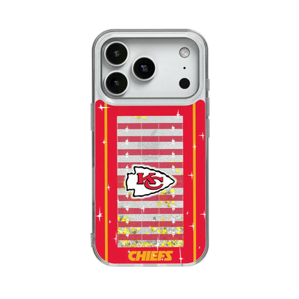 Kansas City Chiefs Field Glitter Phone Case for Apple iPhone