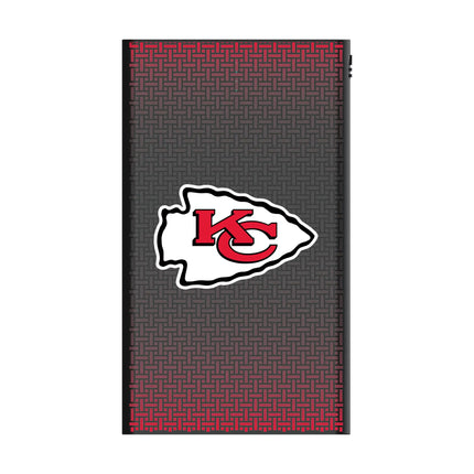 Kansas City Chiefs Linen 5000mAh Flat Powerbank