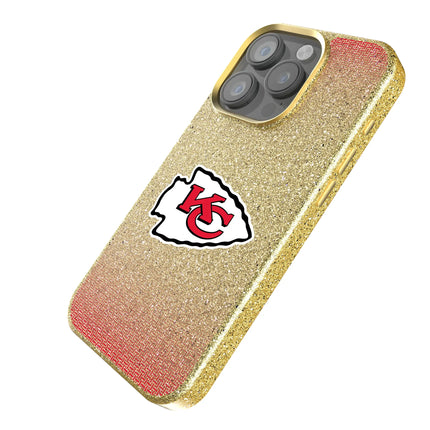 Kansas City Chiefs Linen Bling Phone Case for Apple iPhone