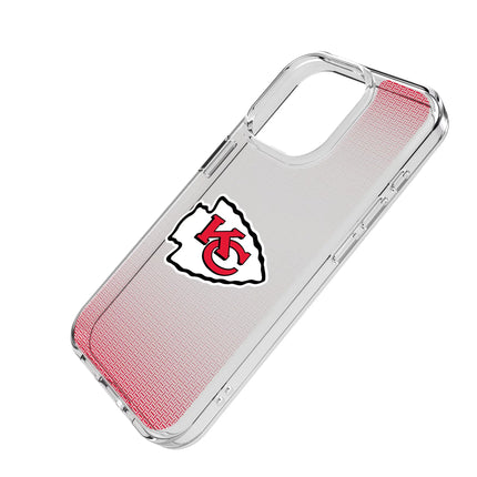 Kansas City Chiefs Linen Clear Phone Case for Apple iPhone