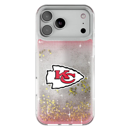 Kansas City Chiefs Linen Glitter Phone Case for Apple iPhone
