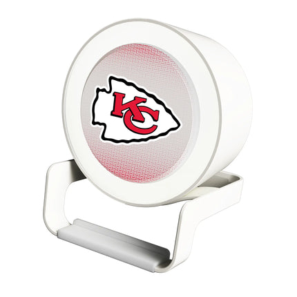 Kansas City Chiefs Linen Night Light Charger and Bluetooth Speaker
