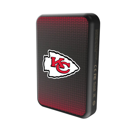 Kansas City Chiefs Linen Wireless Mag Power Bank