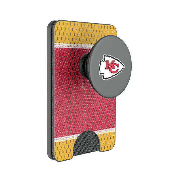 Kansas City Chiefs Mesh PopSockets MagSafe-Compatible PopWallet+