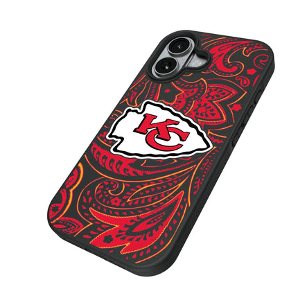 Kansas City Chiefs Paisley Bump Phone Case for Apple iPhone