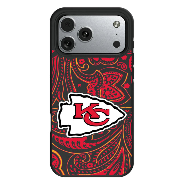Kansas City Chiefs Paisley Bump Phone Case for Apple iPhone