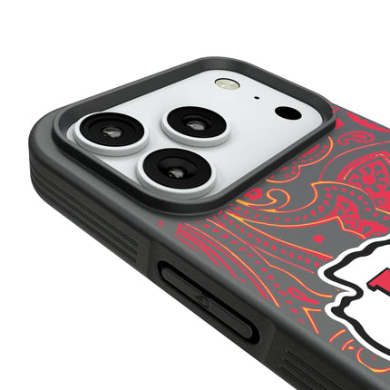 Kansas City Chiefs Paisley Bump Phone Case for Apple iPhone