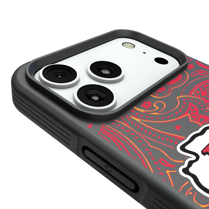 Kansas City Chiefs Paisley Bump Phone Case for Apple iPhone
