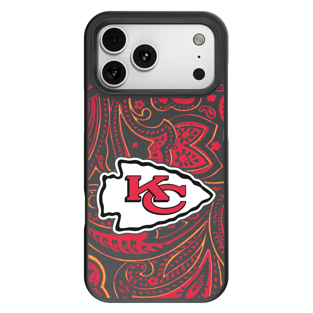Kansas City Chiefs Paisley Bump Phone Case for Apple iPhone