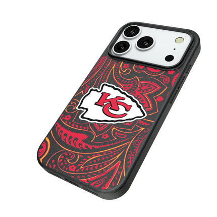 Kansas City Chiefs Paisley MagSafe Compatible Phone Case for Apple iPhone