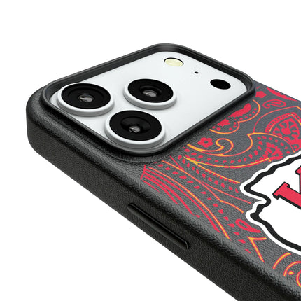 Kansas City Chiefs Paisley MagSafe Compatible Phone Case for Apple iPhone