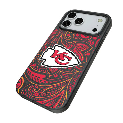 Kansas City Chiefs Paisley MagSafe Compatible Phone Case for Apple iPhone