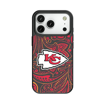 Kansas City Chiefs Paisley MagSafe Compatible Phone Case for Apple iPhone