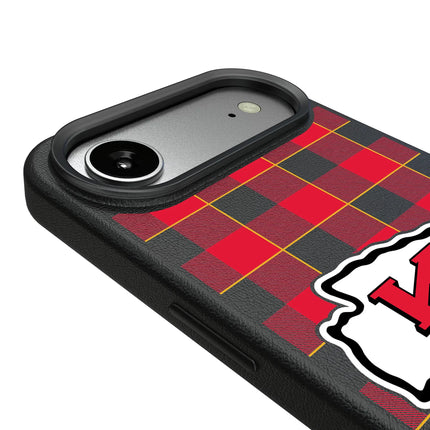 Kansas City Chiefs Plaid MagSafe Compatible Phone Case for Apple iPhone