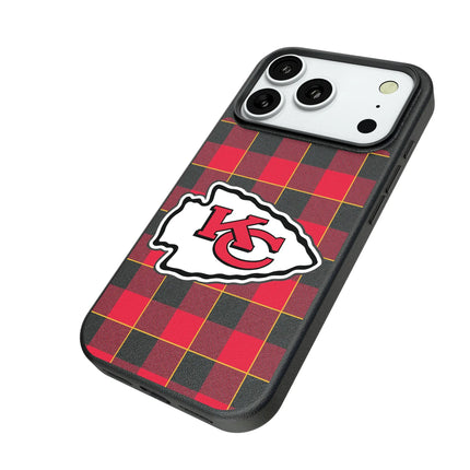 Kansas City Chiefs Plaid MagSafe Compatible Phone Case for Apple iPhone