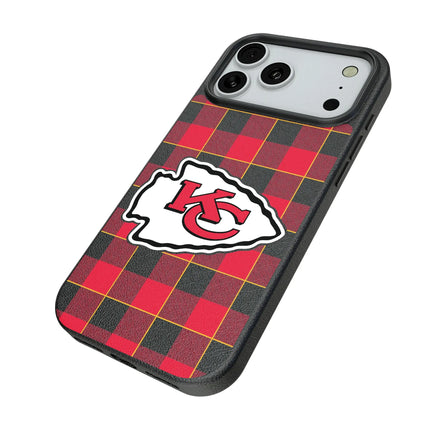 Kansas City Chiefs Plaid MagSafe Compatible Phone Case for Apple iPhone