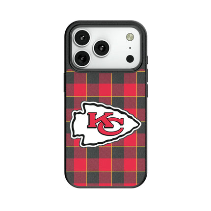 Kansas City Chiefs Plaid MagSafe Compatible Phone Case for Apple iPhone