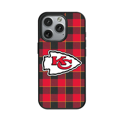 Kansas City Chiefs Plaid MagSafe Compatible Phone Case for Apple iPhone