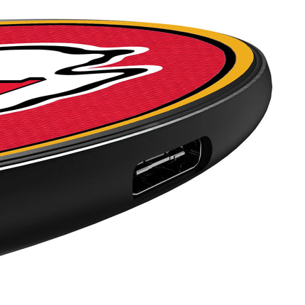 Kansas City Chiefs Stripe 15-Watt Wireless Charger