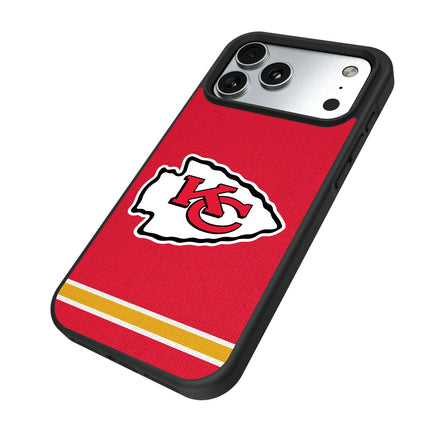 Kansas City Chiefs Stripe Bump Phone Case for Apple iPhone