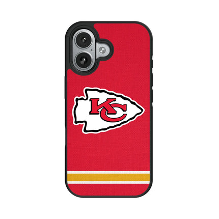 Kansas City Chiefs Stripe Bump Phone Case for Apple iPhone