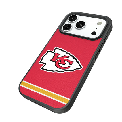 Kansas City Chiefs Stripe Bump Phone Case for Apple iPhone