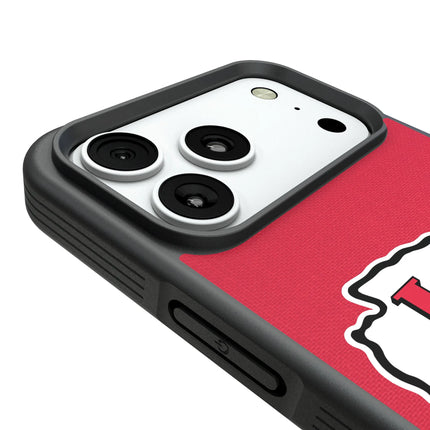 Kansas City Chiefs Stripe Bump Phone Case for Apple iPhone