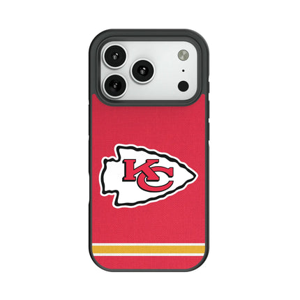 Kansas City Chiefs Stripe Bump Phone Case for Apple iPhone