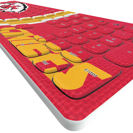 Kansas City Chiefs Stripe Curved Wireless Keyboard