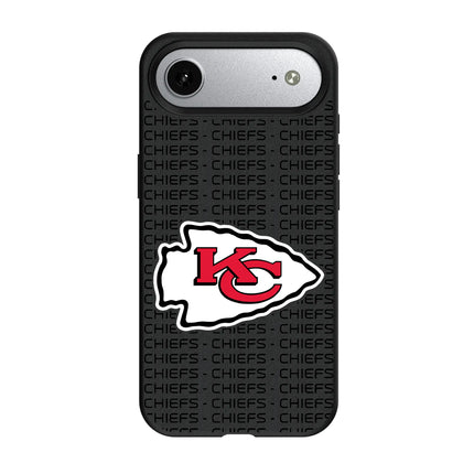 Kansas City Chiefs Text Backdrop MagSafe Compatible Phone Case for Apple iPhone