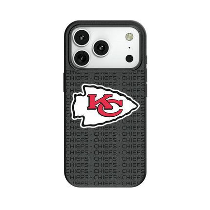 Kansas City Chiefs Text Backdrop MagSafe Compatible Phone Case for Apple iPhone