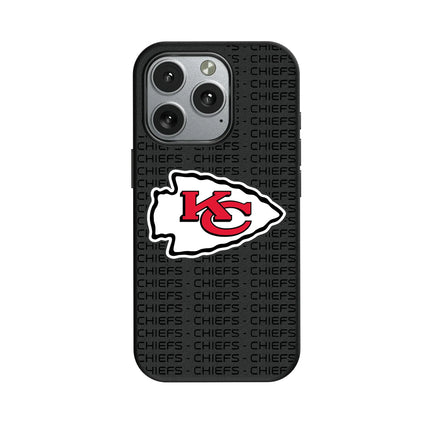 Kansas City Chiefs Text Backdrop MagSafe Compatible Phone Case for Apple iPhone